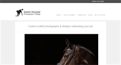 Desktop Screenshot of karenhocker.com